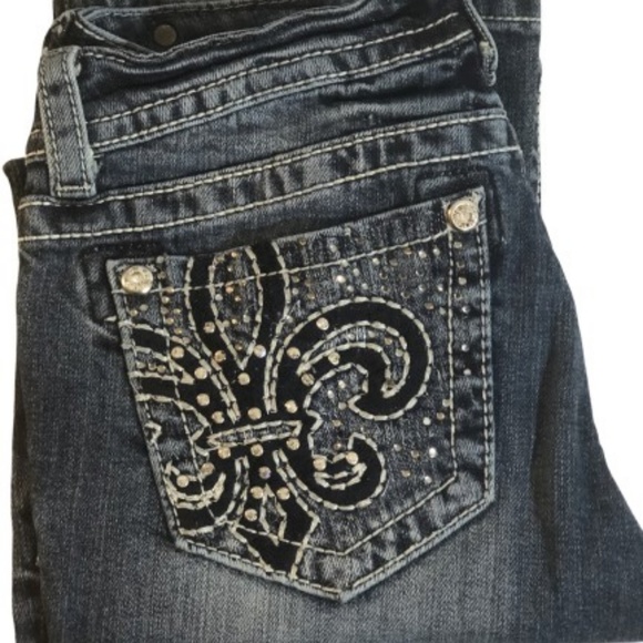Miss Me Denim - MISS ME | SZ 26 DISTRESSED BOOT CUT JEANS